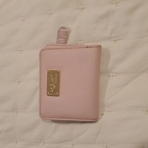 NWOT Betsey Johnson Luv Betsey wallet in Blush color 4 X 3.5